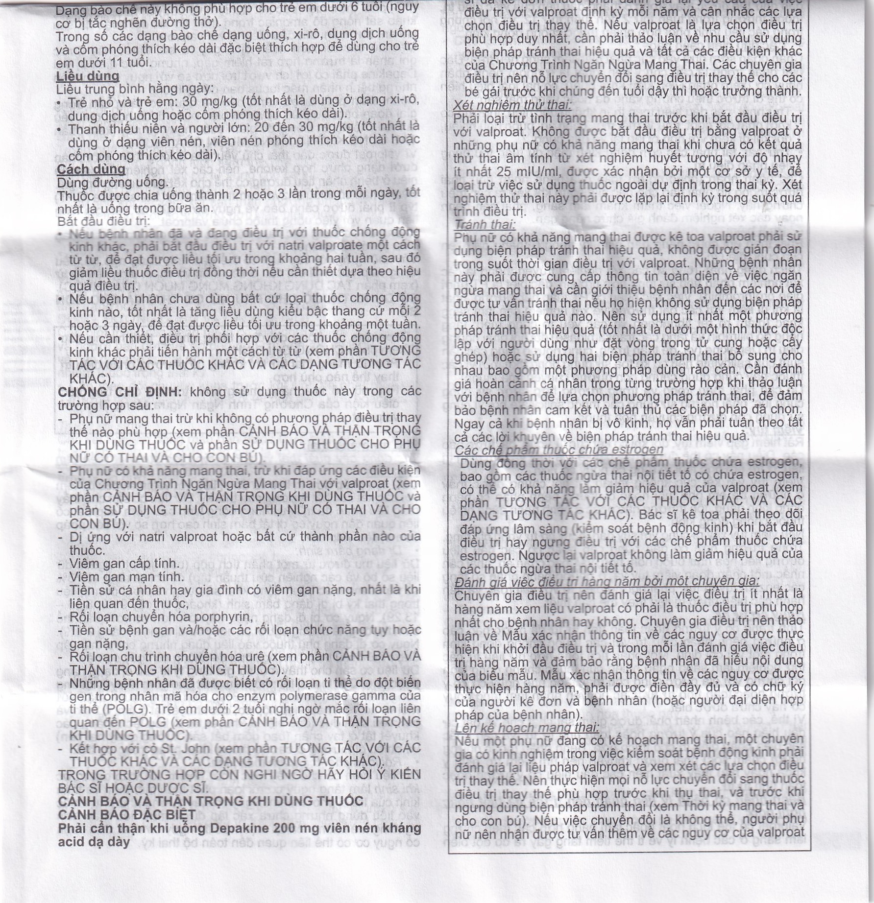 Thuốc Depakine 200mg Sanofi điều trị động kinh (40 viên)