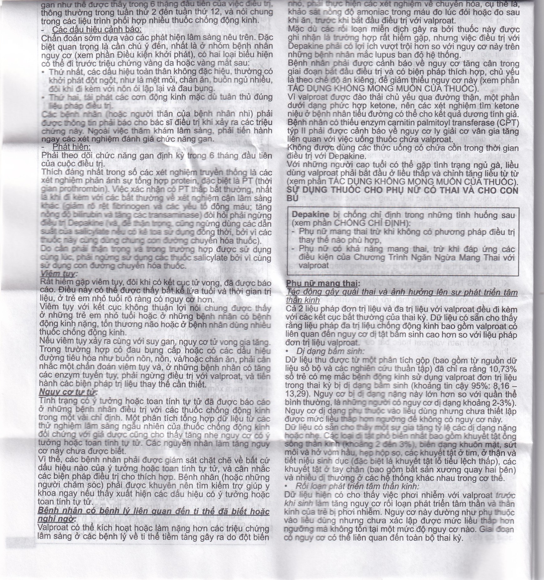 Thuốc Depakine 200mg Sanofi điều trị động kinh (40 viên)