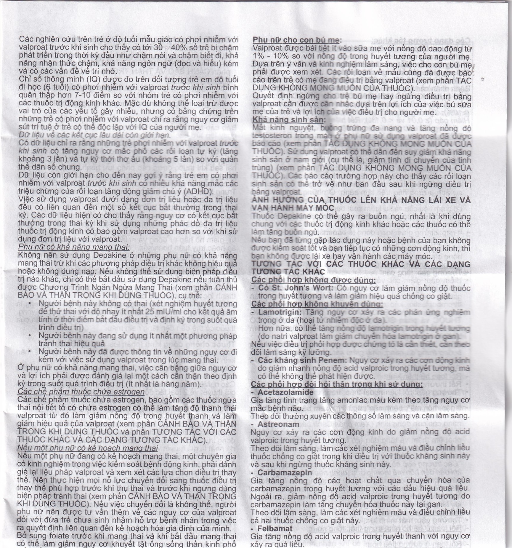 Thuốc Depakine 200mg Sanofi điều trị động kinh (40 viên)