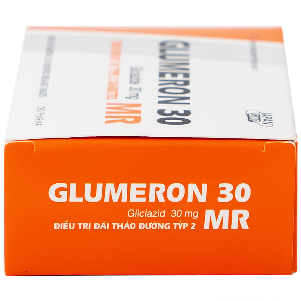Thuốc Glumeron 30 MR DHG điều trị bệnh đái tháo đường típ 2 (5 vỉ x 20 viên)