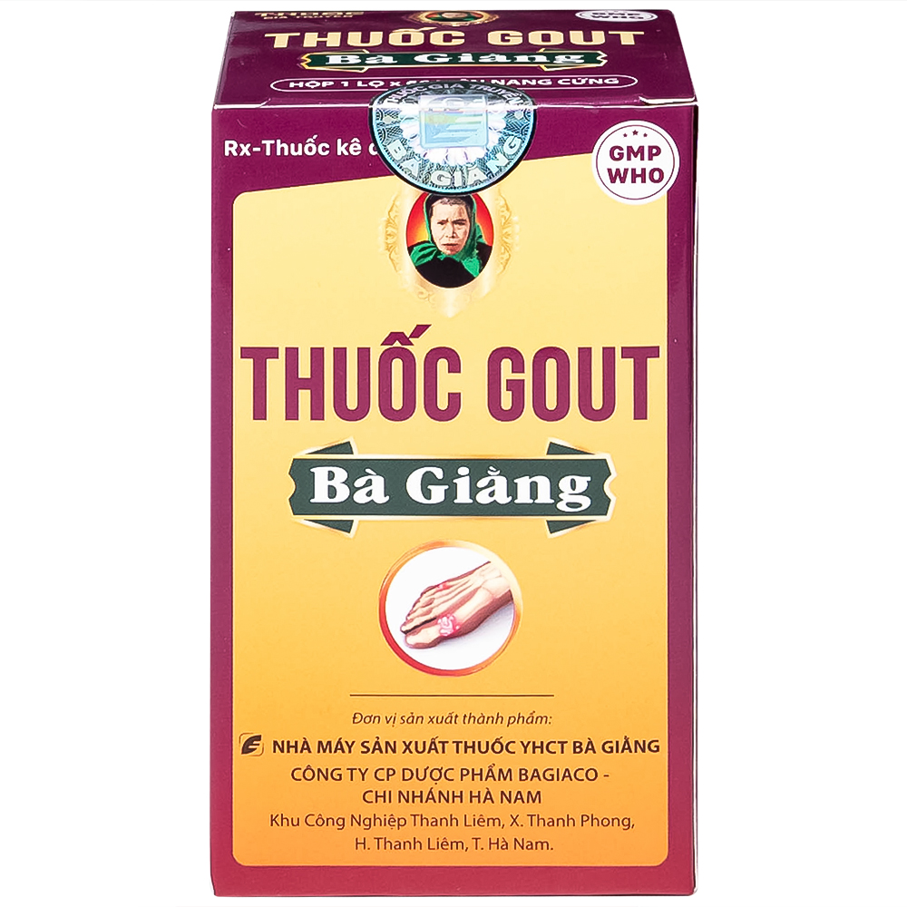 Thuốc Gout Bà Giằng điều trị gout, giảm acid uric, trị khớp do lắng đọng urat, viêm khớp (60 viên)