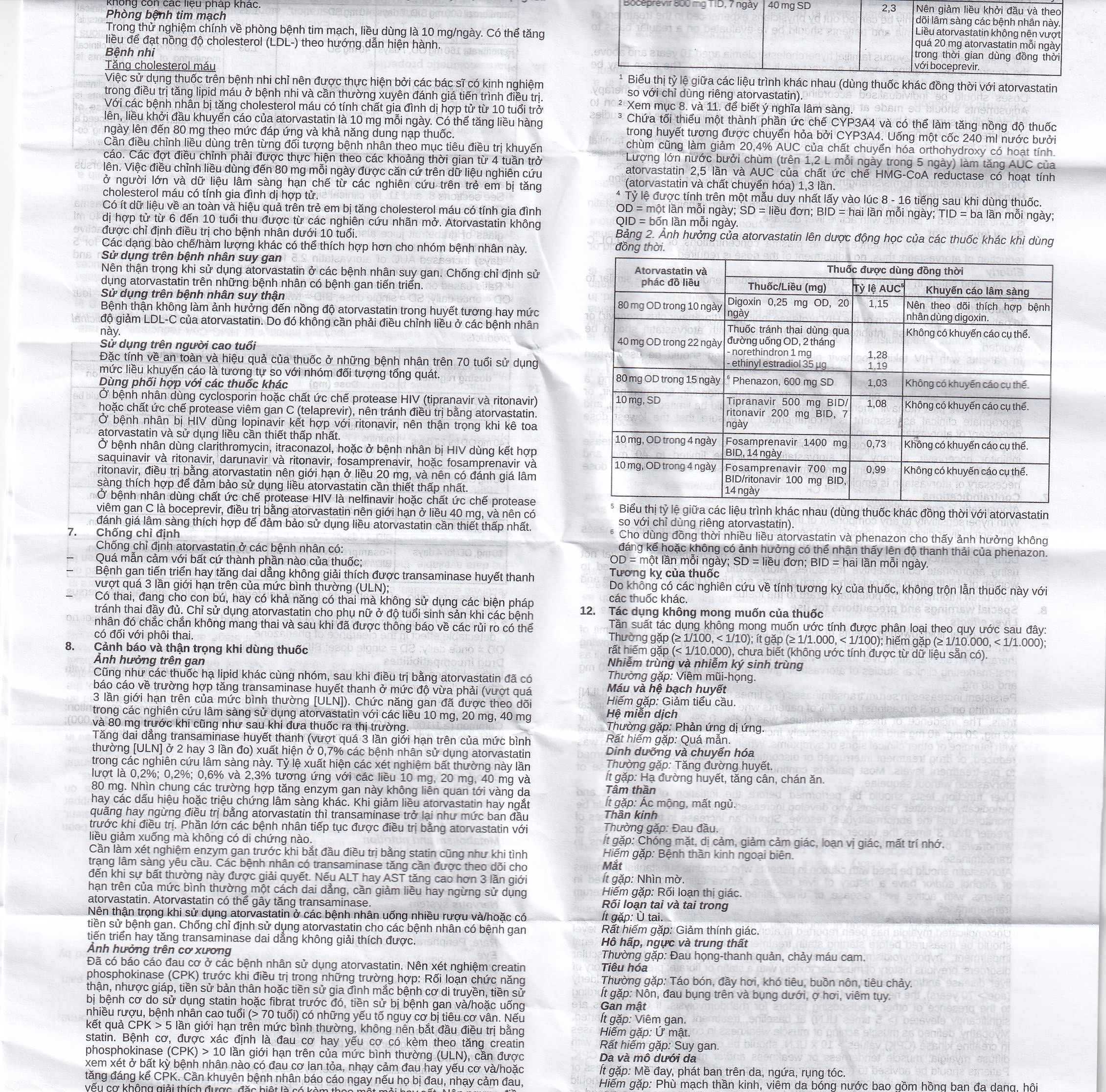 Viên nén Lipistad 20 Stella điều trị tăng cholesterol máu (3 vỉ x 10 viên)