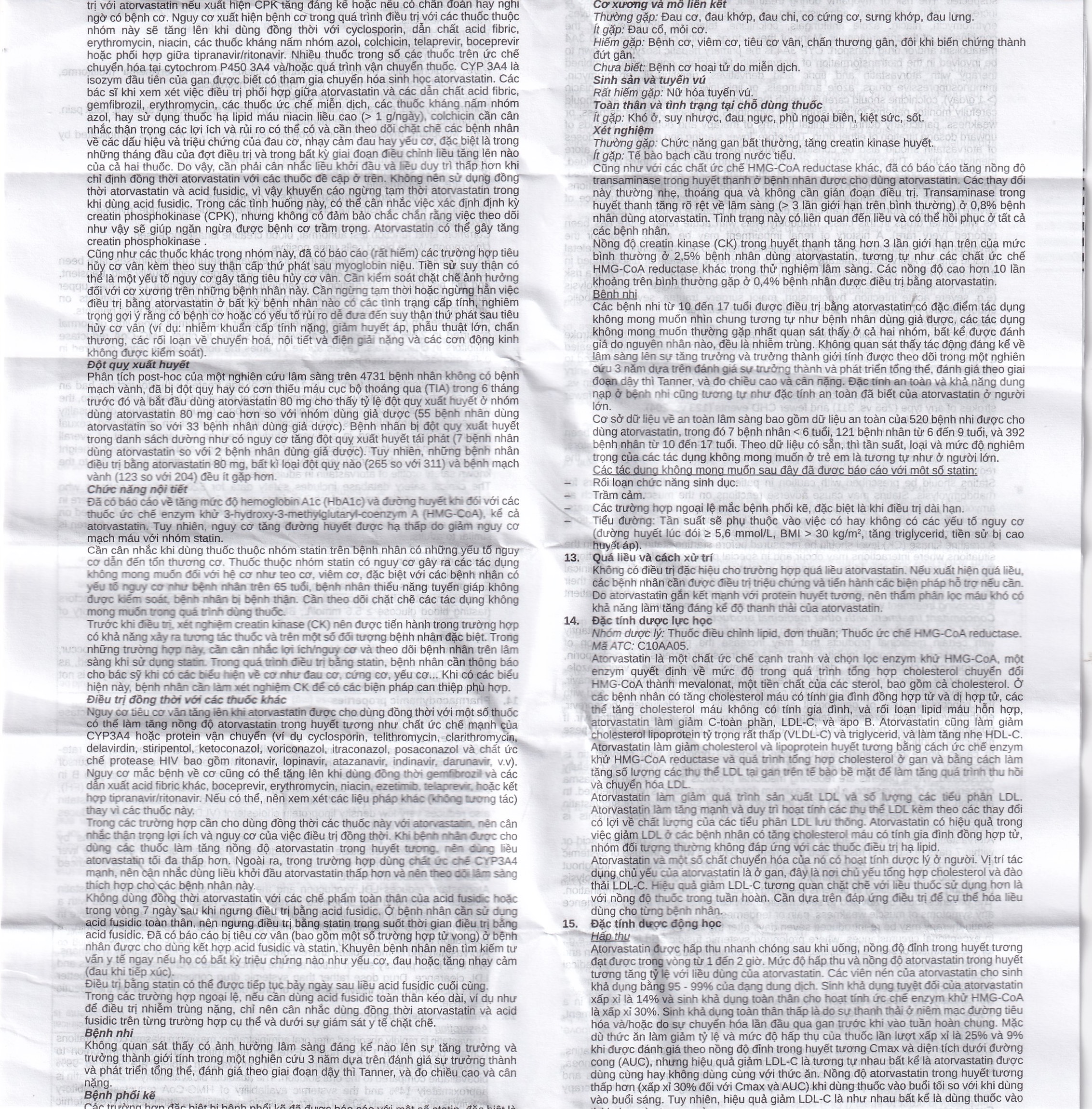 Viên nén Lipistad 20 Stella điều trị tăng cholesterol máu (3 vỉ x 10 viên)