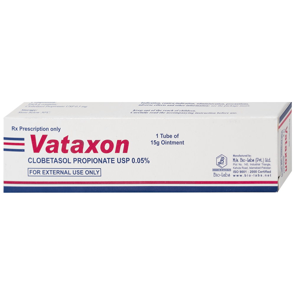 Thuốc mỡ bôi da Vataxon 15g M/s Bio-Labs điều trị ngắn ngày các bệnh da