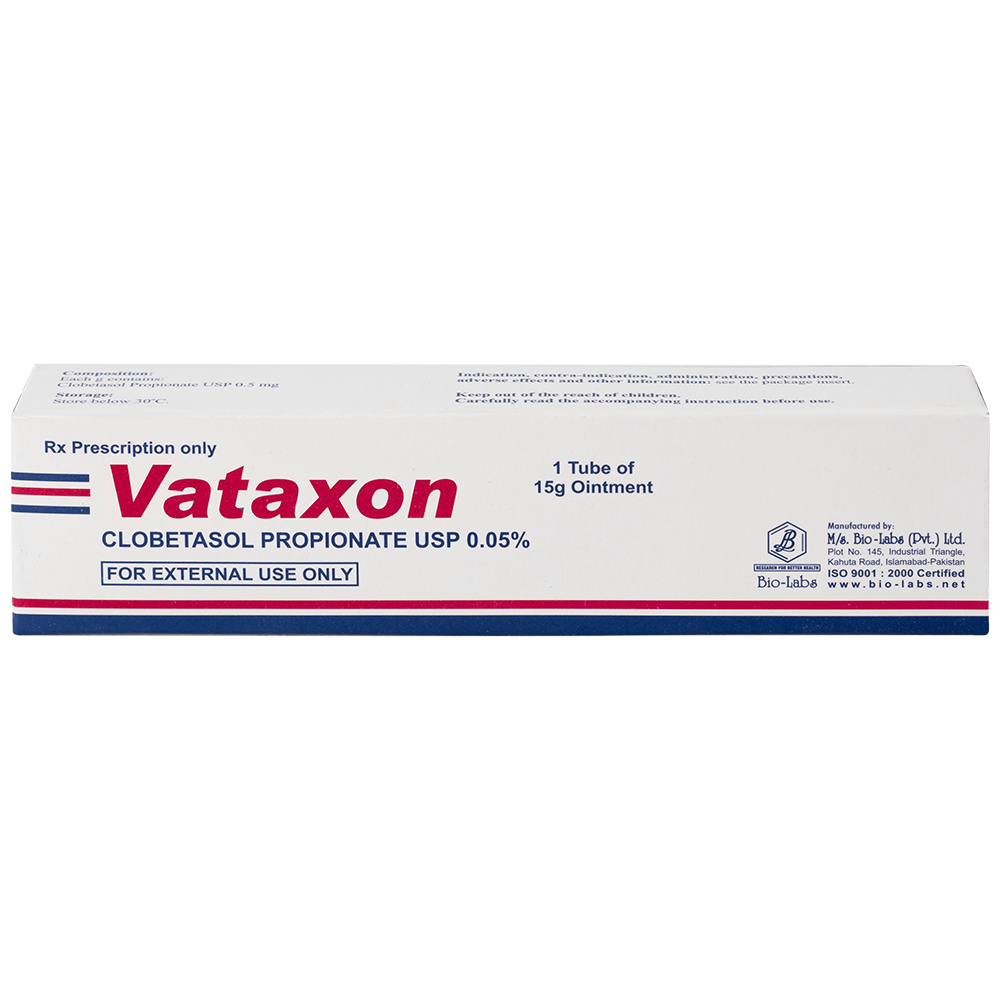 Thuốc mỡ bôi da Vataxon 15g M/s Bio-Labs điều trị ngắn ngày các bệnh da