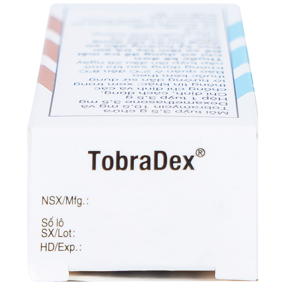 Thuốc mỡ tra mắt TobraDex Alcon điều trị viêm và nhiễm khuẩn (3,5g)
