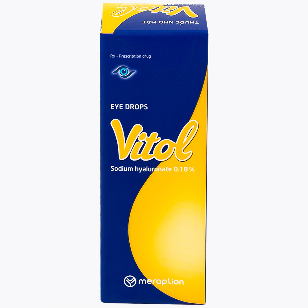 Thuốc nhỏ mắt Vitol 12ml Merap dùng cho các tình trạng khô mắt