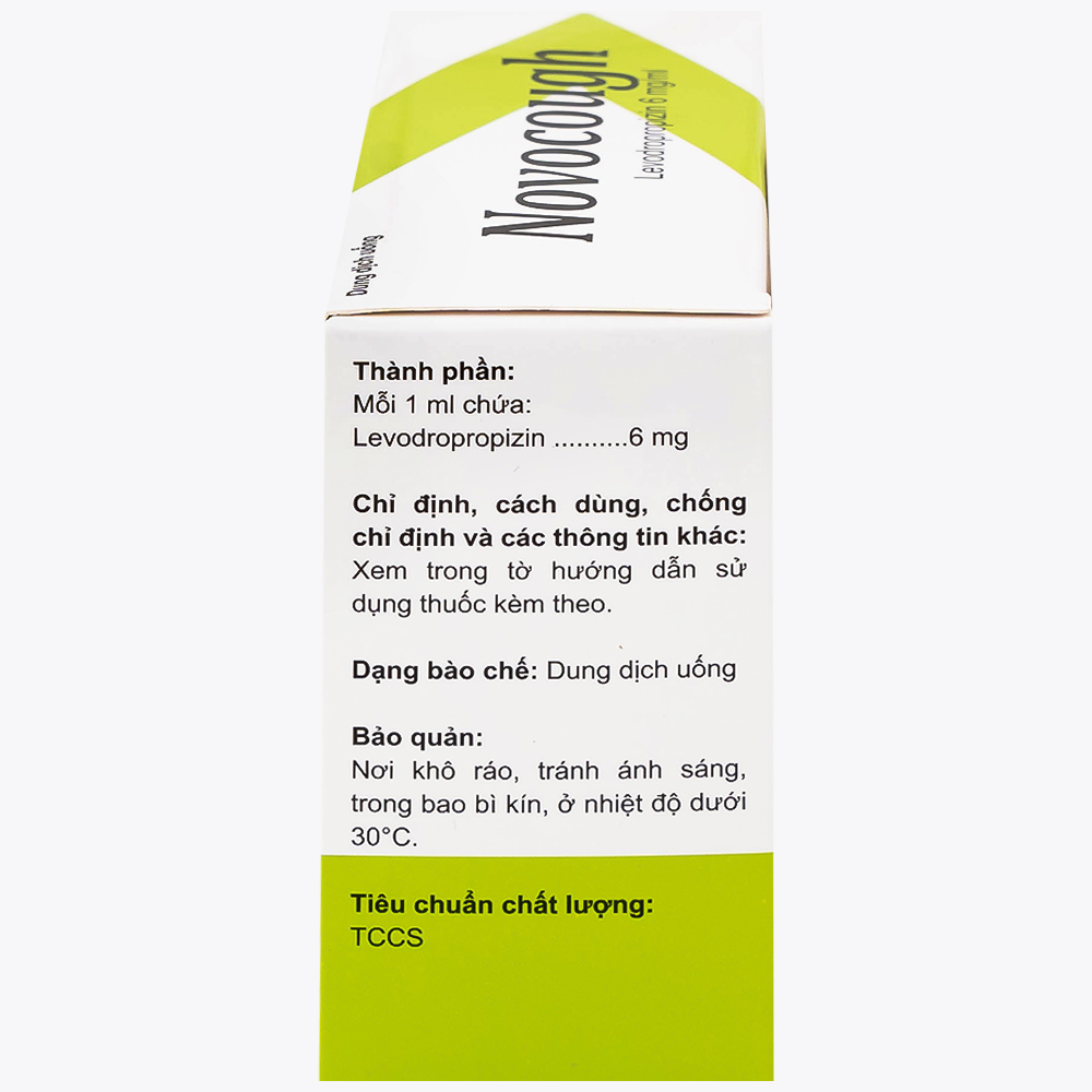 Dung dịch uống Novocough 6mg/ml CPC1HN điều trị triệu chứng ho (20 ống x 5ml)
