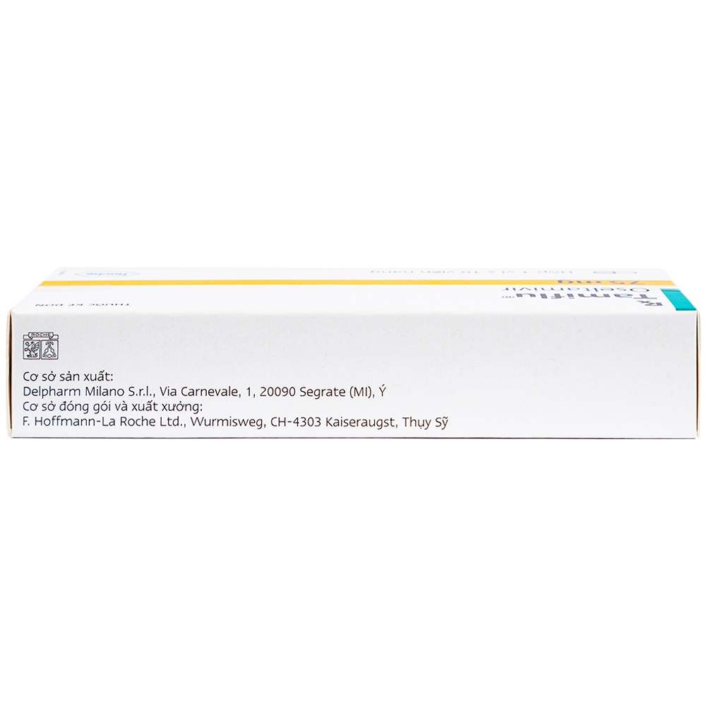Thuốc Tamiflu Roche điều trị bệnh cúm (1 vỉ x 10 viên)
