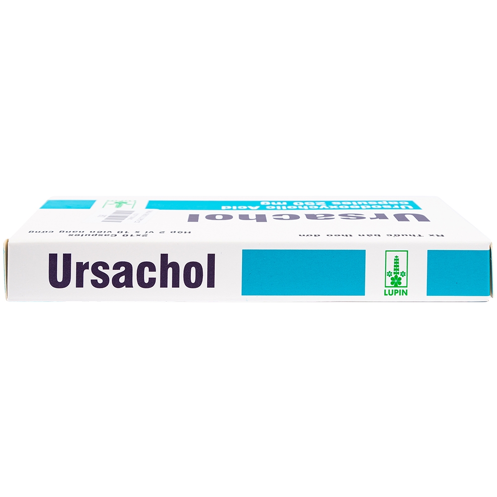 Thuốc Ursachol 250mg Lupin điều trị xơ gan mật nguyên phát (2 vỉ x 10 viên)