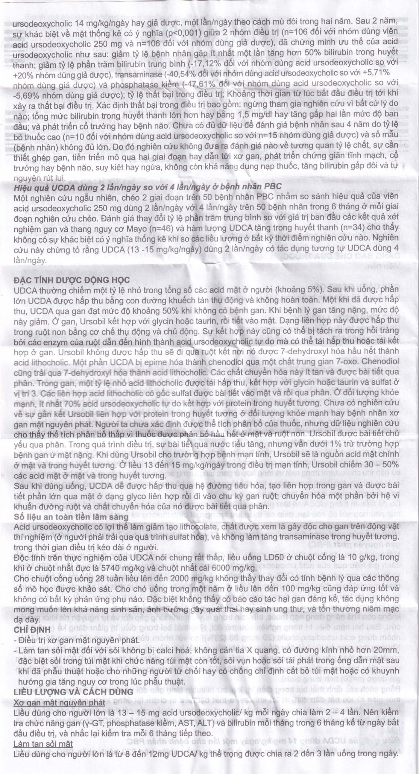 Thuốc Ursobil 300 ABC Farmaceutici điều trị xơ gan mật, làm tan sỏi mật (3 vỉ x 10 viên)