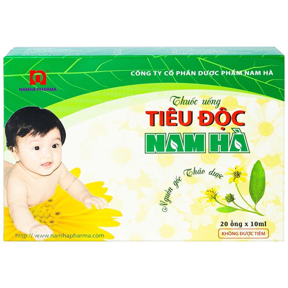 Dung dịch Tiêu Độc Nam Hà giải nhiệt độc, tiêu viêm (20 ống x 10ml)
