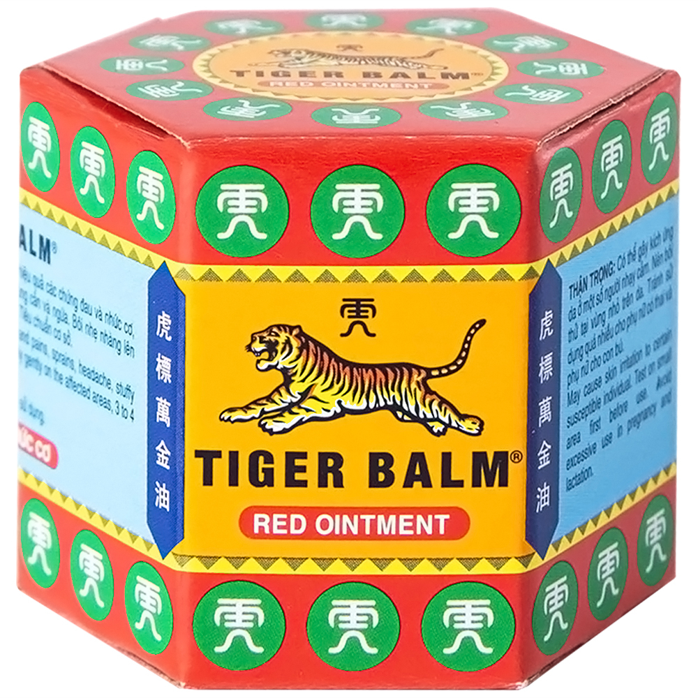 Thuốc mỡ Tiger Balm Red Ointment Haw Par giảm đau và nhức cơ, bong gân (19,4g)