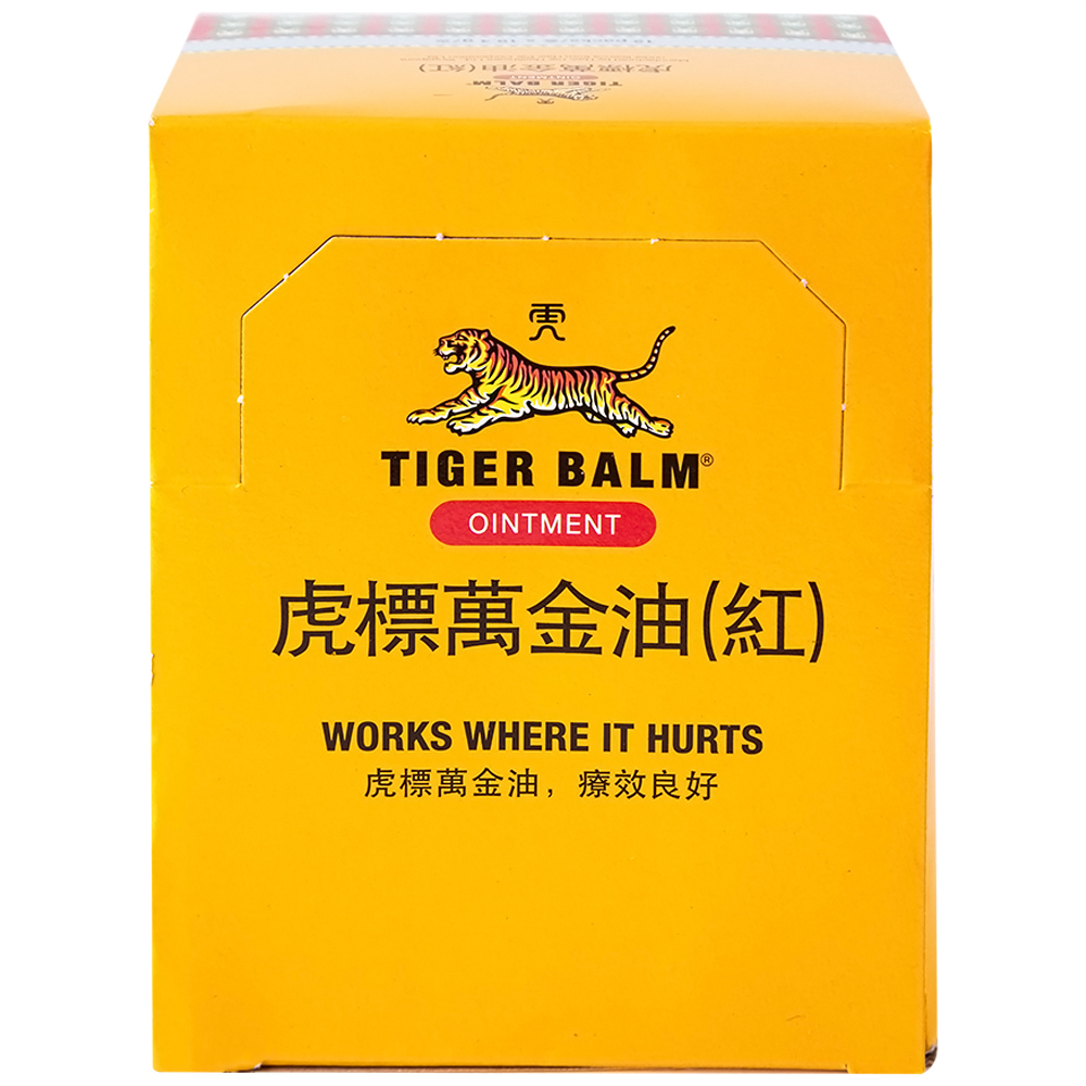 Thuốc mỡ Tiger Balm Red Ointment Haw Par giảm đau và nhức cơ, bong gân (19,4g)