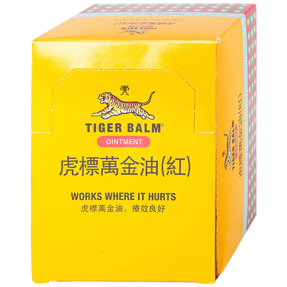 Thuốc mỡ Tiger Balm Red Ointment Haw Par giảm đau và nhức cơ, bong gân (19,4g)