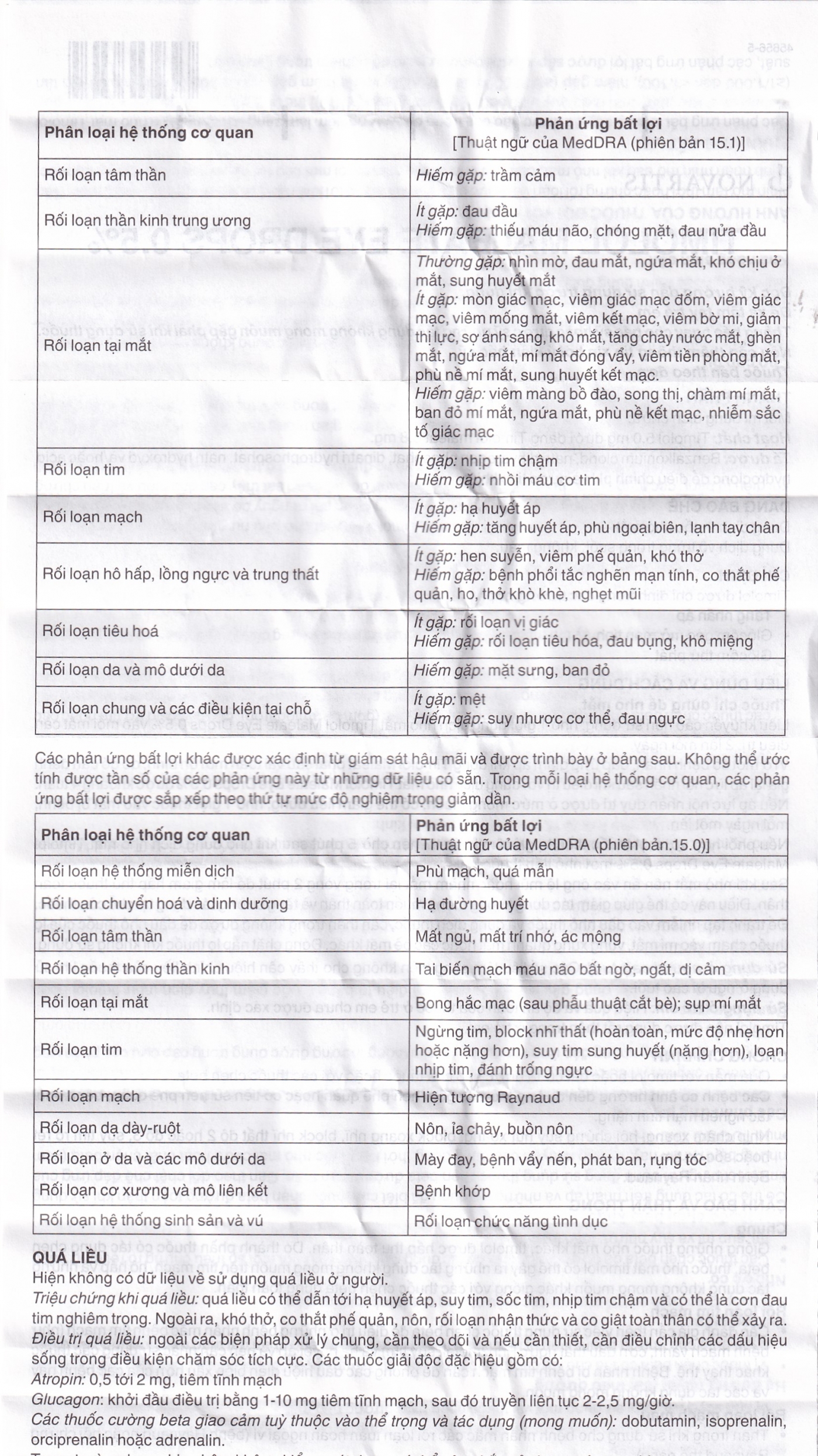 Dung dịch nhỏ mắt Timolol Maleate Eye Drops 0.5% Alcon điều trị tăng nhãn áp (5ml)