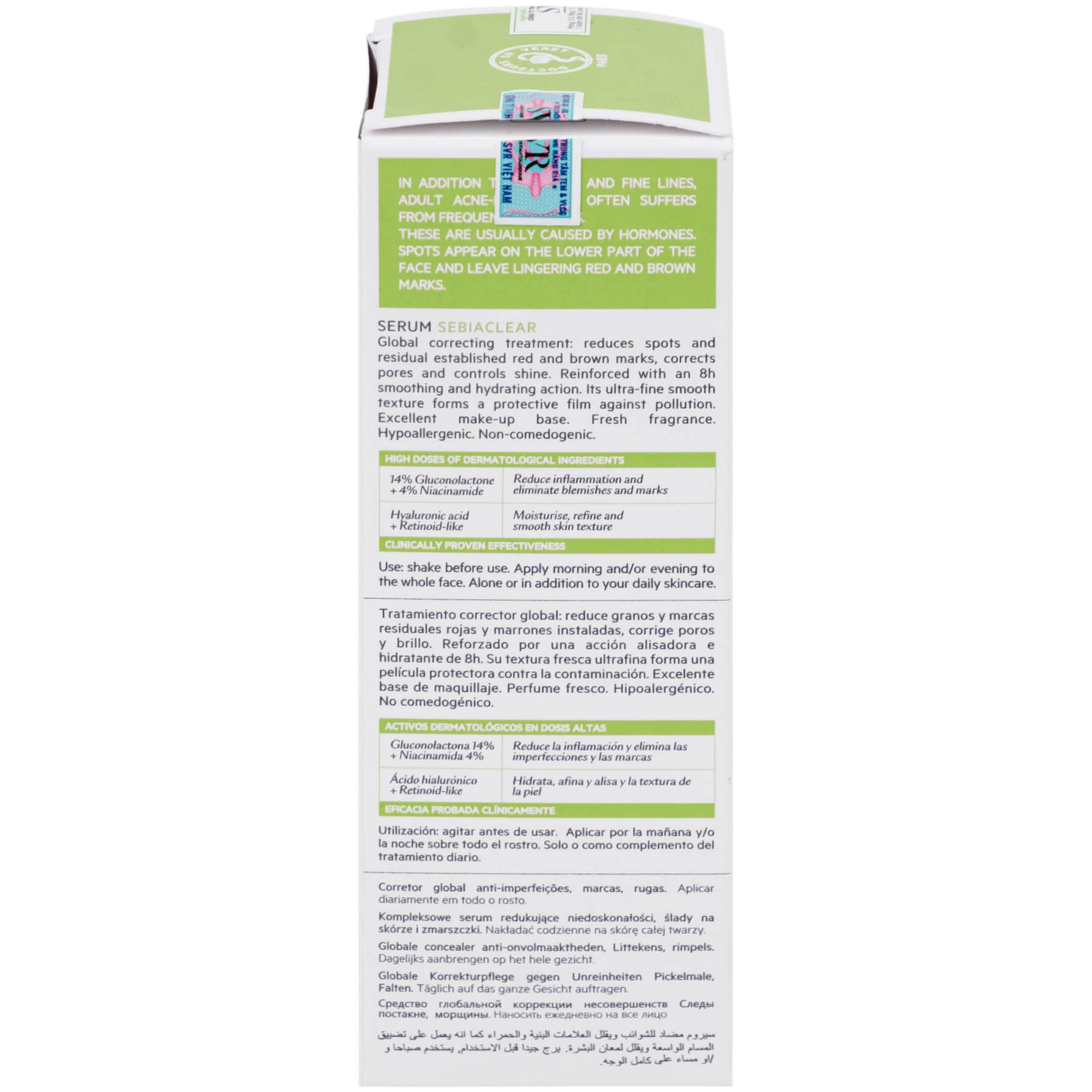 Tinh chất SVR Sebiaclear Serum giảm mụn mờ thâm, làm mịn da (30ml)