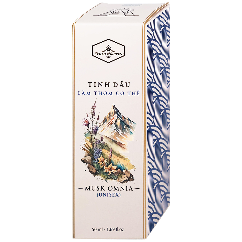 Tinh dầu Musk Omnia Thảo Nguyên 50ml làm thơm cơ thể, chống vi khuẩn gây mùi