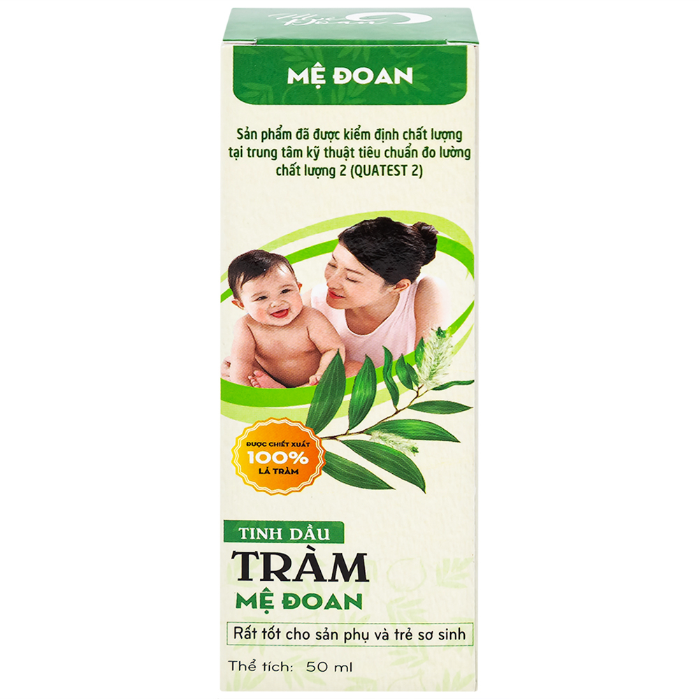 Tinh dầu tràm Mệ Đoan giúp giữ ấm, giảm triệu chứng ho, sổ mũi (50ml)