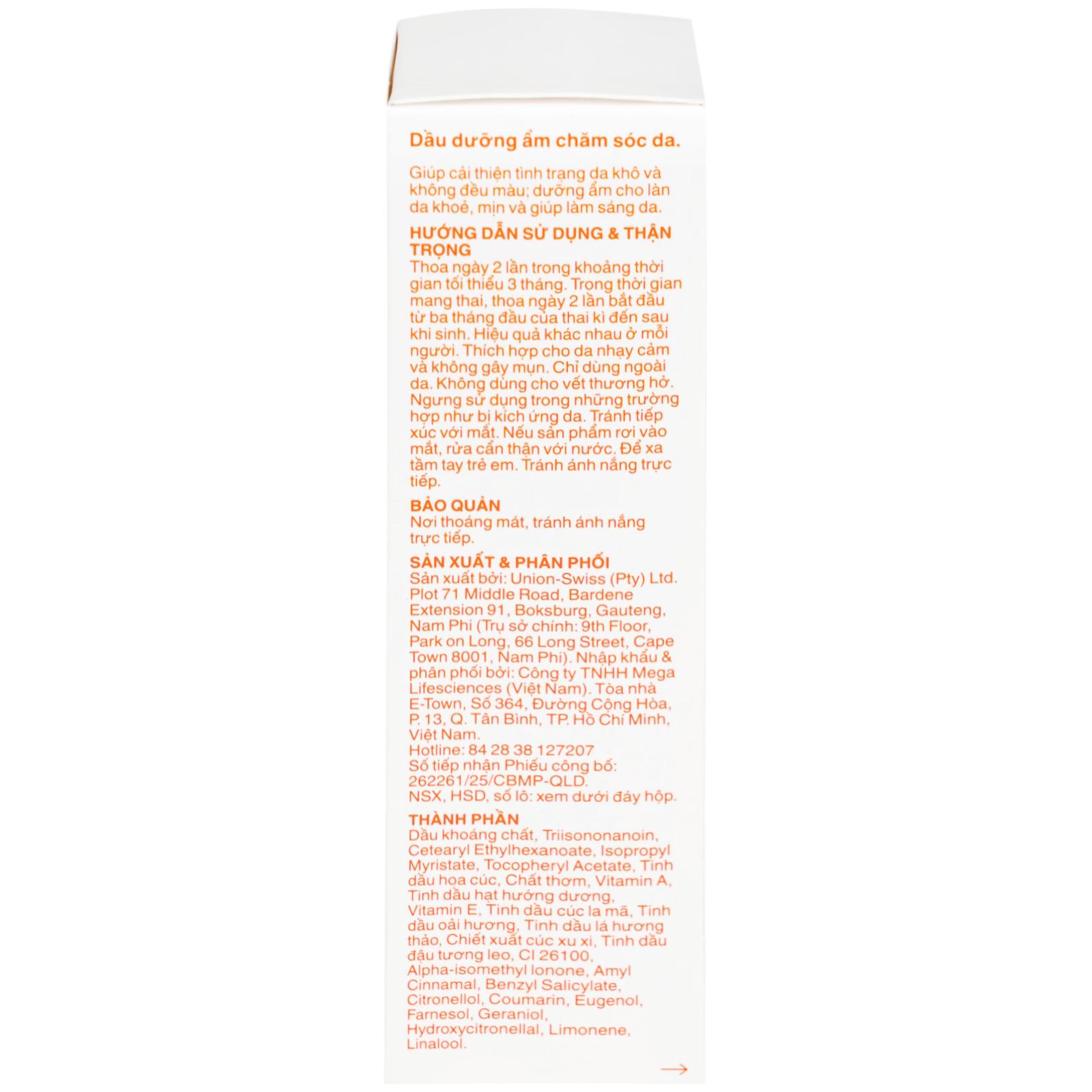 Dầu giảm rạn da Bio Oil Skincare Oil 125ml