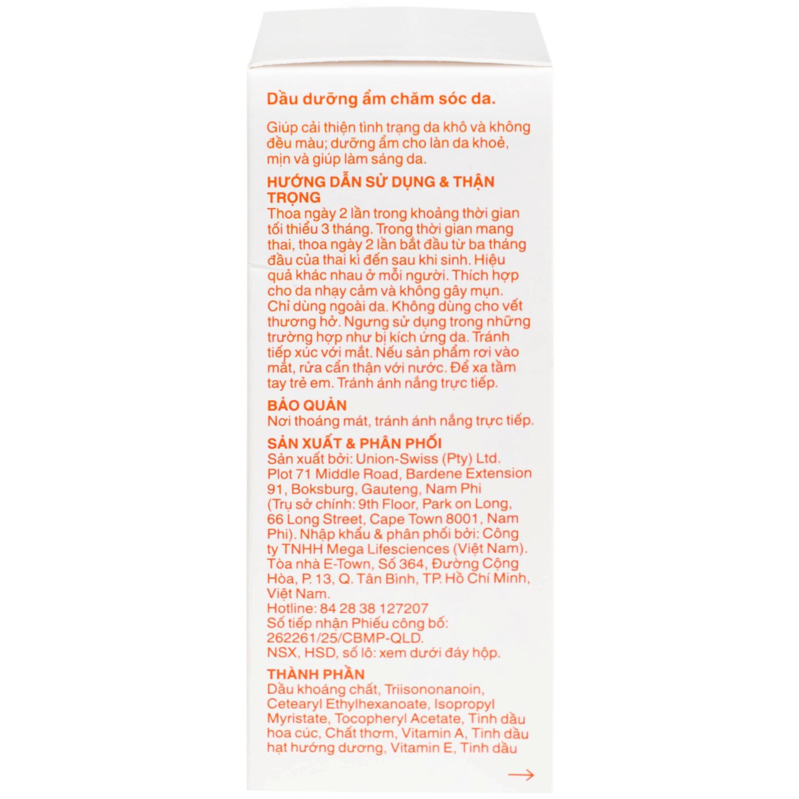 Dầu dưỡng da Bio-Oil Specialist Skincare Oil chăm sóc da bị sẹo, vết rạn, da không đều màu (60ml)