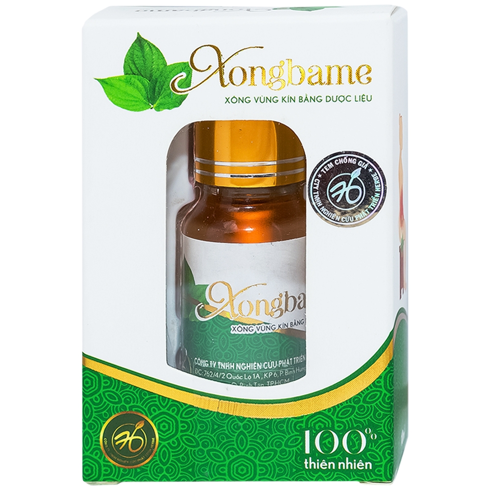 Tinh dầu xông vùng kín Xongbame Herbe khử khuẩn diệt nấm (10ml)