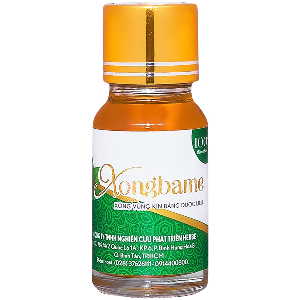 Tinh dầu xông vùng kín Xongbame Herbe khử khuẩn diệt nấm (10ml)