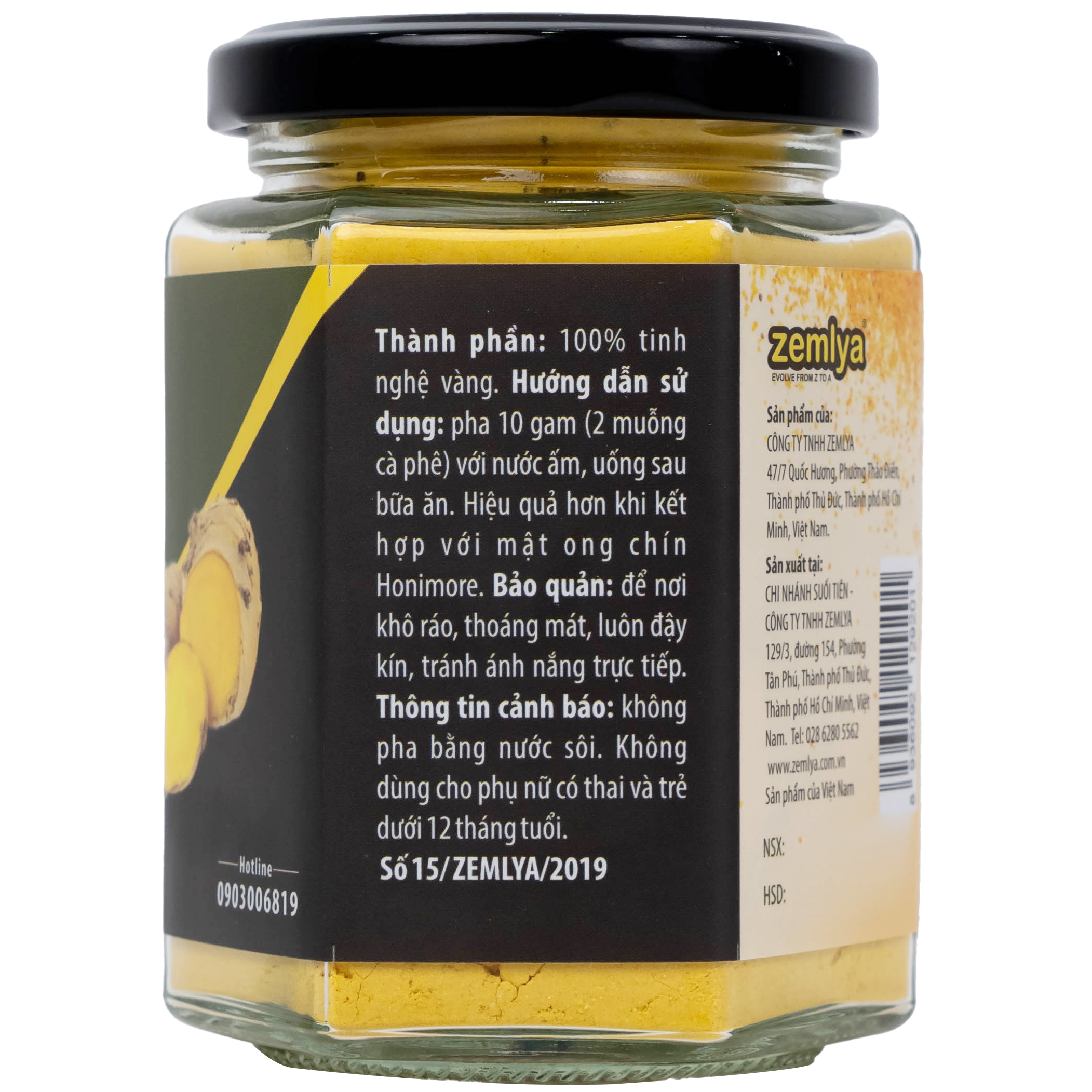 Tinh Bột Nghệ Honimore (130g)