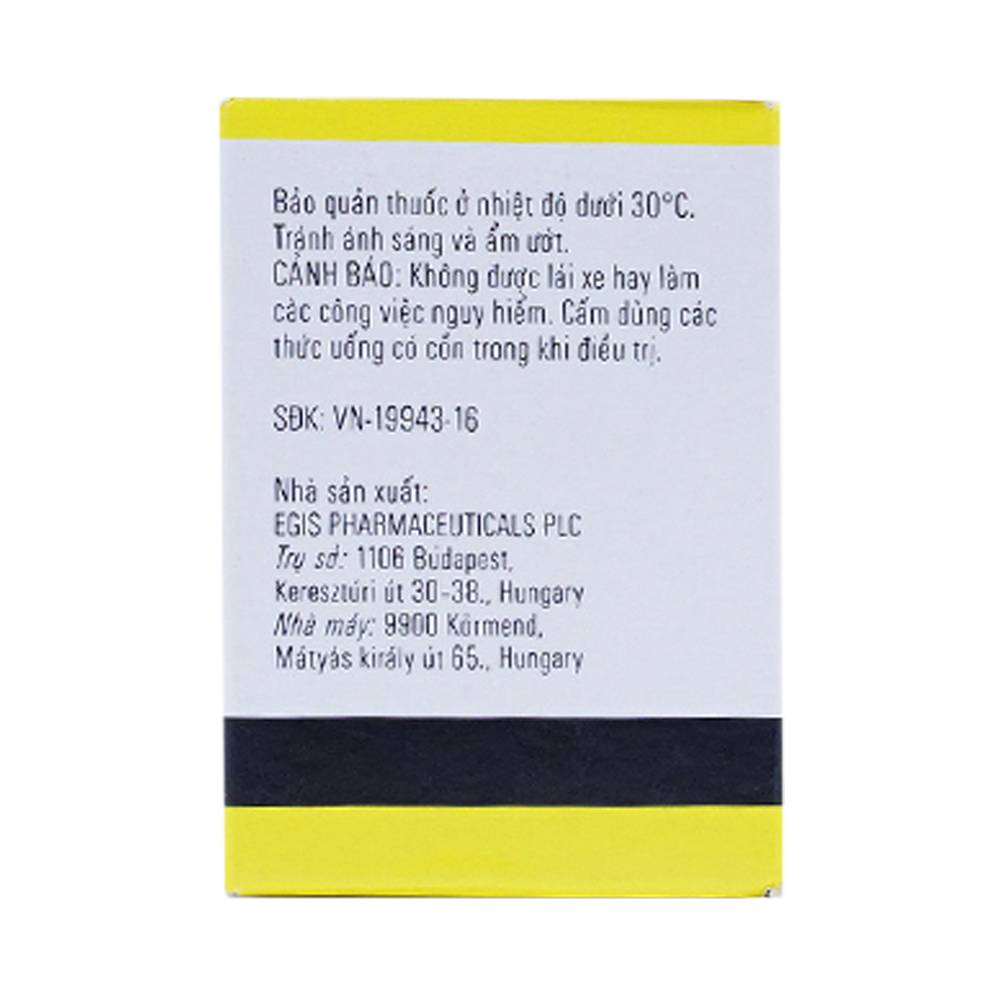 Thuốc Tisercin 25mg Egis điều trị loạn thần (1 lọ x 50 viên)