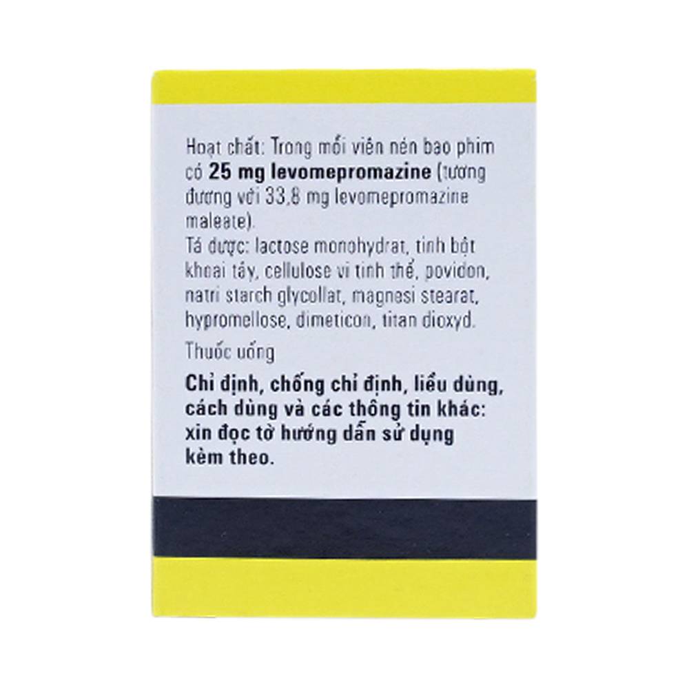 Thuốc Tisercin 25mg Egis điều trị loạn thần (1 lọ x 50 viên)