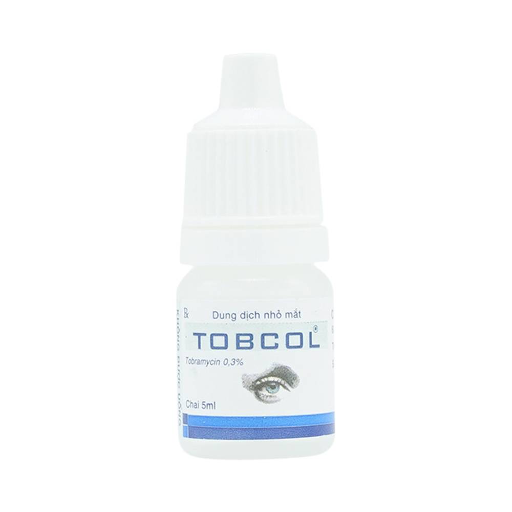 Thuốc nhỏ mắt Tobcol Dược 3-2 điều trị viêm mi mắt, viêm kết mạc (5ml)