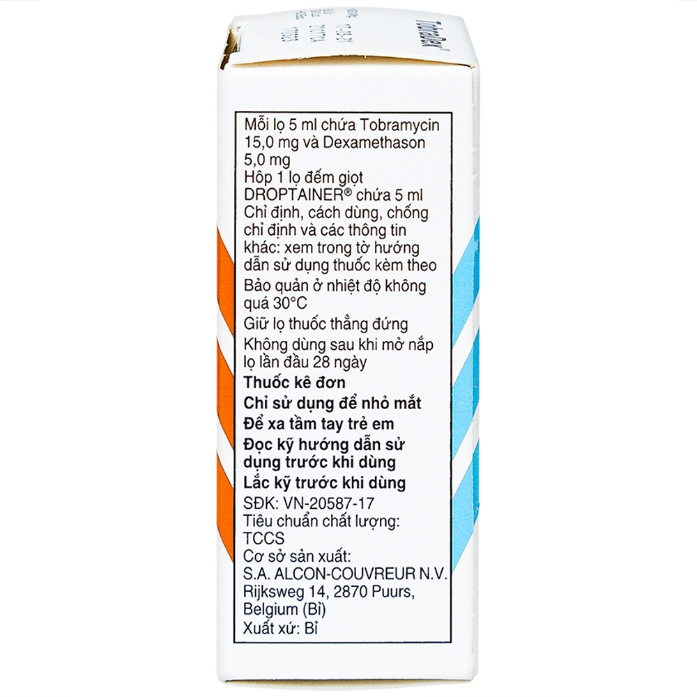 Hỗn dịch nhỏ mắt Tobradex điều trị tình trạng viêm ở mắt (5ml)