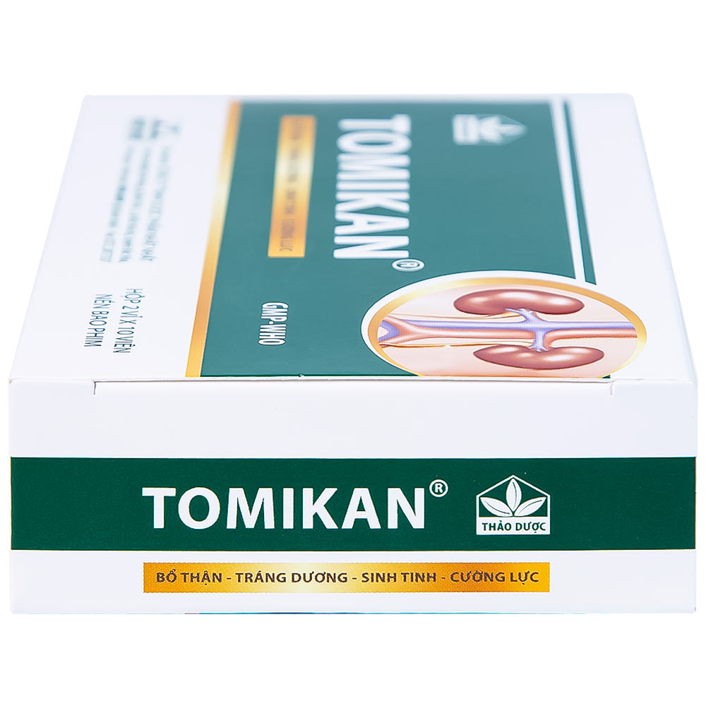 Thuốc Tomikan Nhất Nhất bổ thận, tráng dương, sinh tinh (2 vỉ x 10 viên)