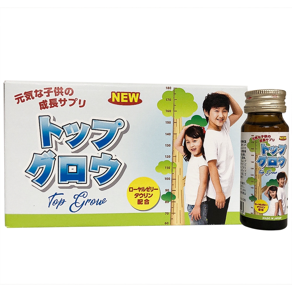 Siro bổ sung các vitamin hỗ trợ tăng cường sức đề kháng Top Grow Jpanwell (10 chai x 30ml)