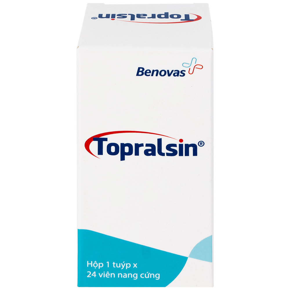 Thuốc Topralsin Benovas điều trị triệu chứng ho khan, ho do dị ứng và kích ứng (24 viên)