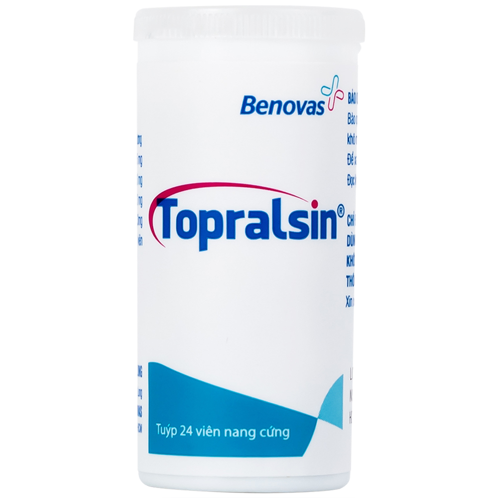 Thuốc Topralsin Benovas điều trị triệu chứng ho khan, ho do dị ứng và kích ứng (24 viên)