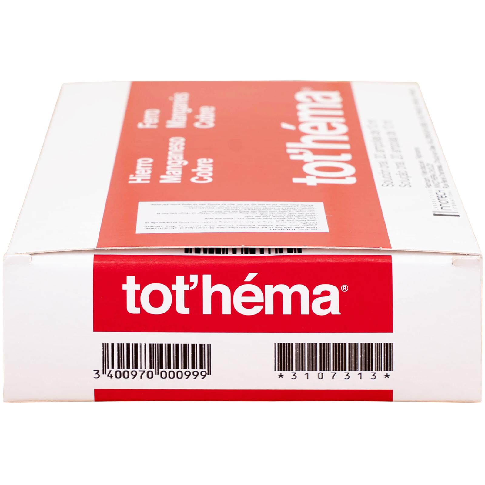 Dung dịch Tot'héma Innothera điều trị thiếu máu do sắt (2 vỉ x 10 ống x 10ml)