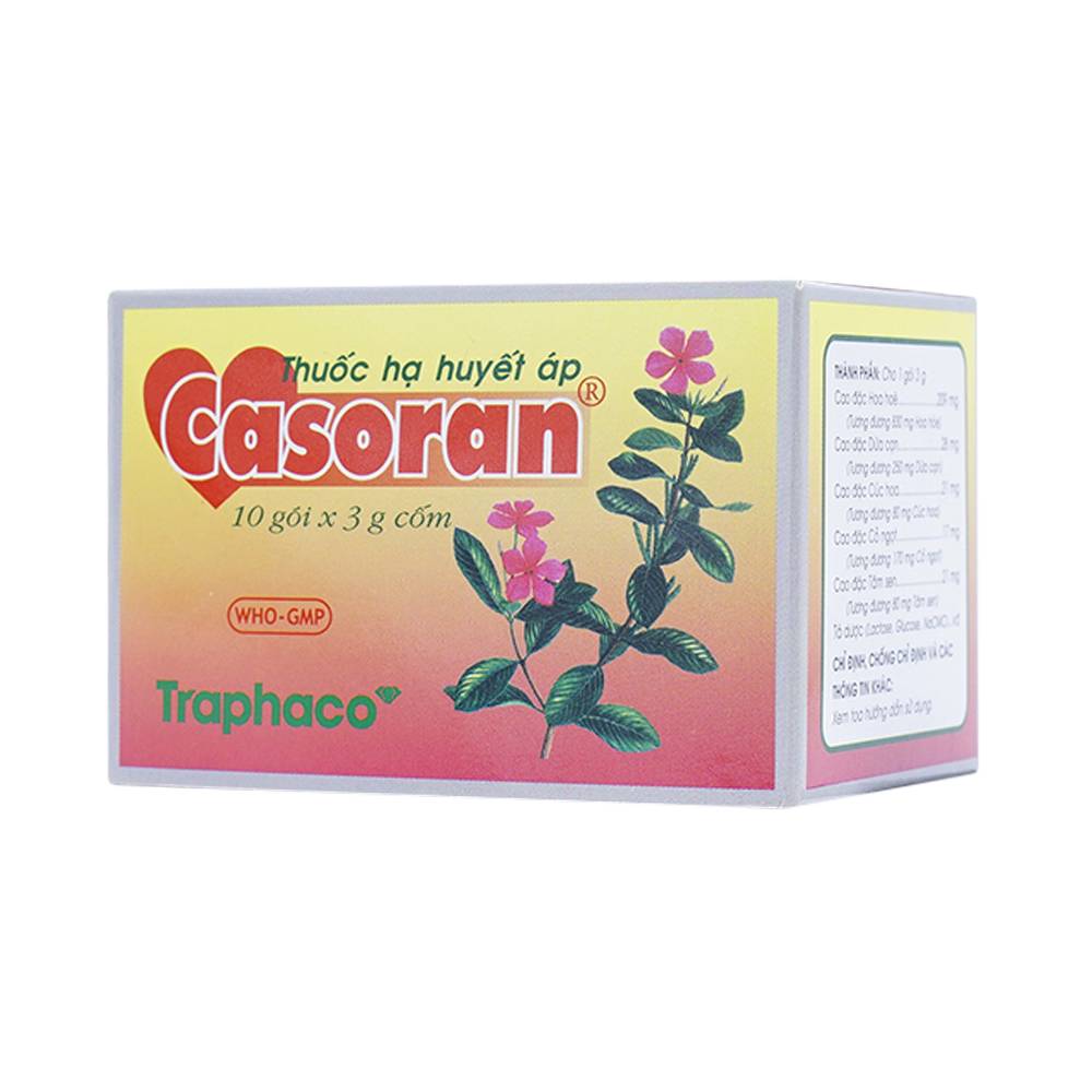 Thuốc Casoran Traphaco hỗ trợ hạ huyết áp(10 gói x 3g)