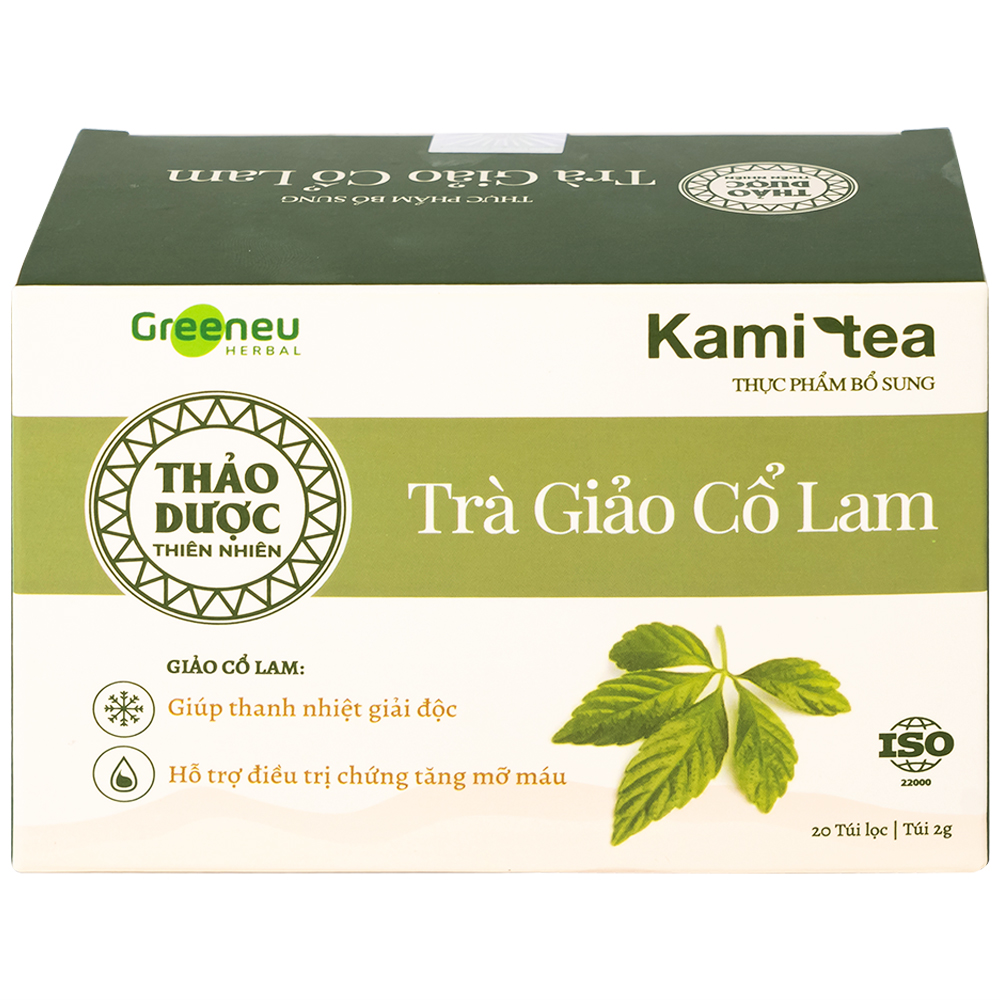 Trà Thảo Dược Giảo Cổ Lam Kami Tea (20 túi lọc x 2g)