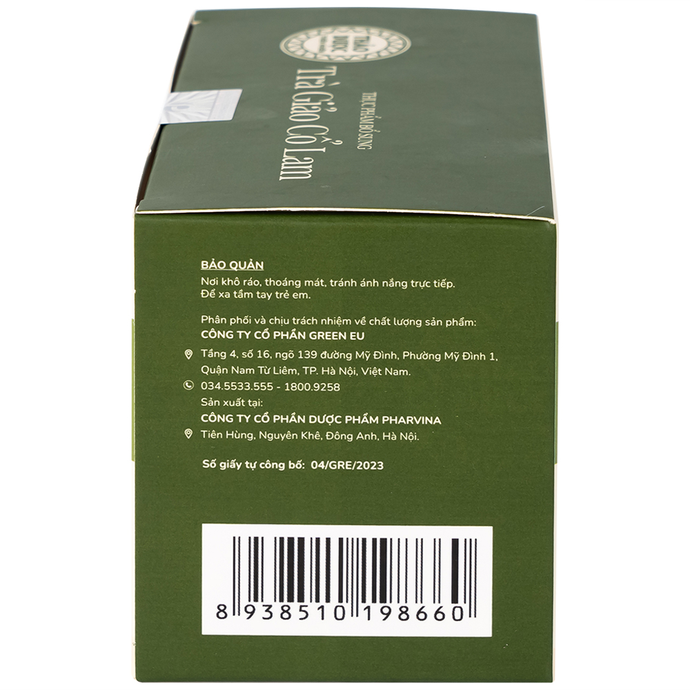 Trà Thảo Dược Giảo Cổ Lam Kami Tea (20 túi lọc x 2g)