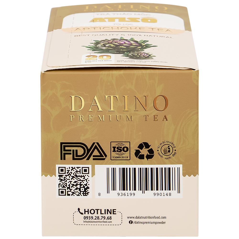 Trà Thảo Mộc Atiso Datino Premium Tea (20 túi lọc x 2g)