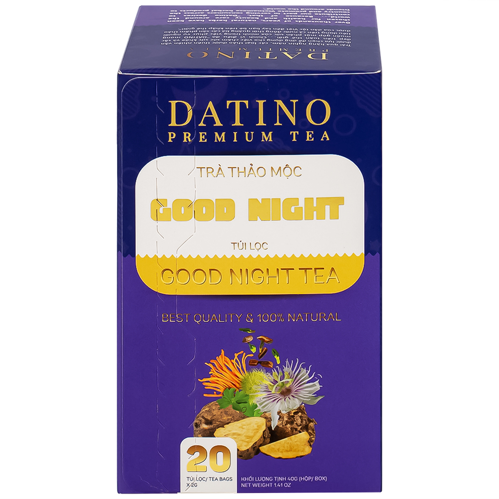 Trà Thảo Mộc Good Night Datino Premium Tea (20 túi lọc x 2g)
