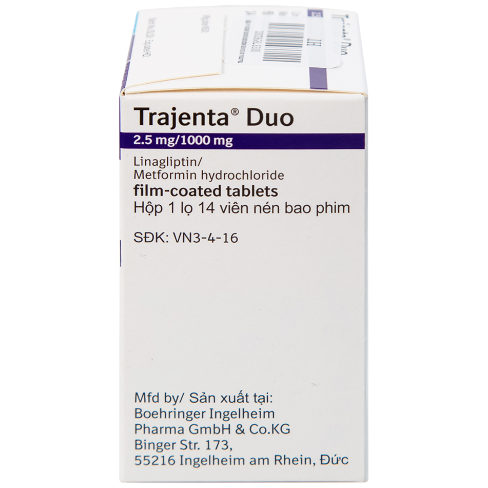 Thuốc Trajena Duo Boehringer Ingelheim hỗ trợ điều trị đái tháo đường (14 viên)