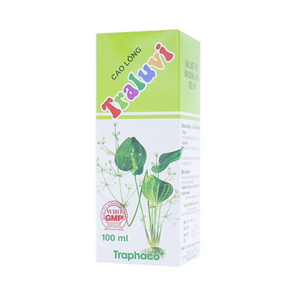 Cao Lỏng Traluvi Traphaco điều trị biếng ăn, ra mồ hôi trộm (100ml)