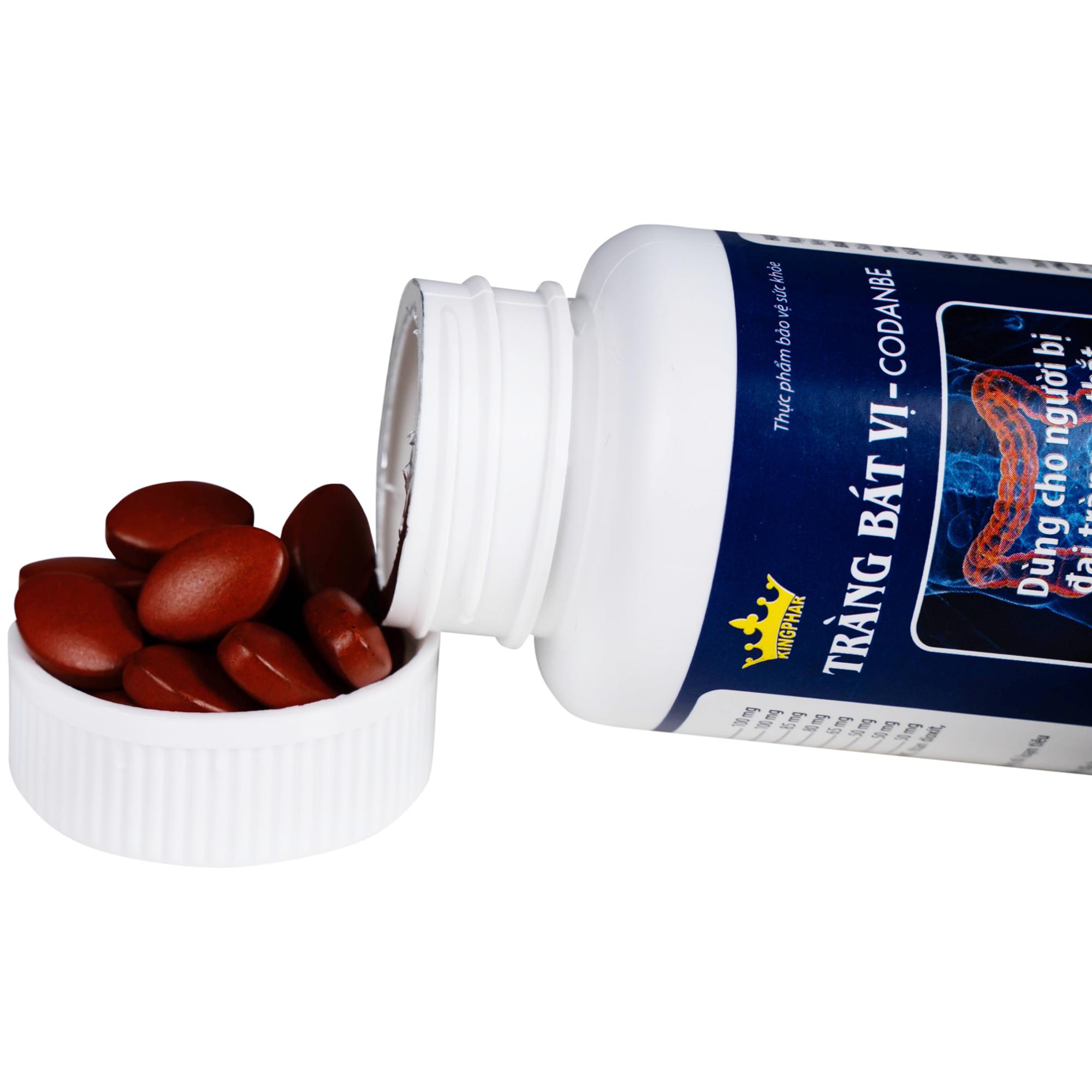 Viên uống hỗ trợ tăng cường tiêu hóa cho người viêm đại tràng Tràng Bát Vị-Codanbe Kingphar (60 viên)