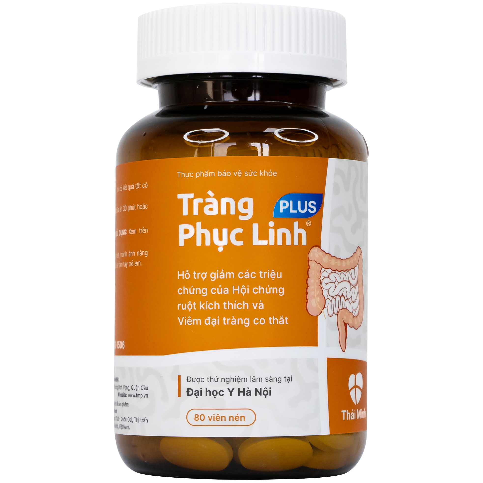Viên giảm triệu chứng ruột Tràng Phục Linh Plus (80 viên)