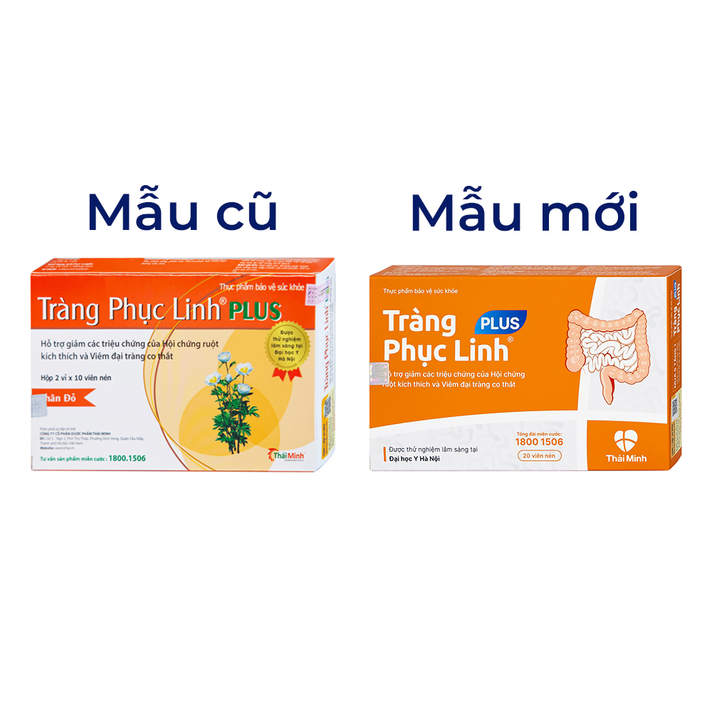 Viên giảm triệu chứng ruột Tràng Phục Linh Plus (2 vỉ x 10 viên)