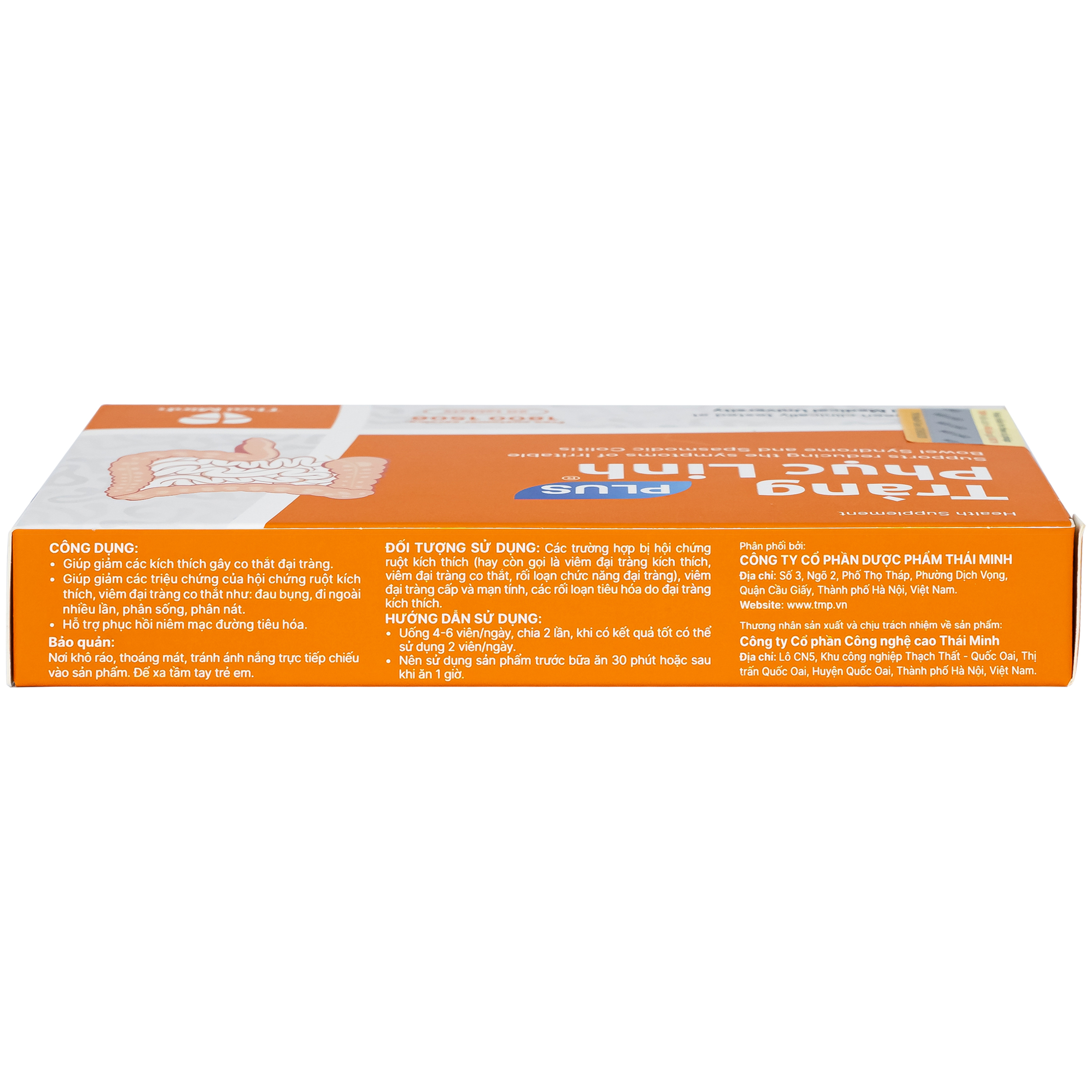 Viên giảm triệu chứng ruột Tràng Phục Linh Plus (2 vỉ x 10 viên)