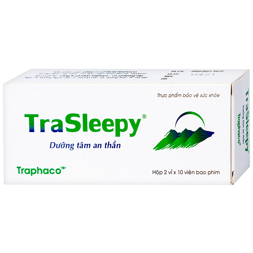 Viên giúp ngủ ngon TraSleepy Traphaco (2 vỉ x 10 viên)