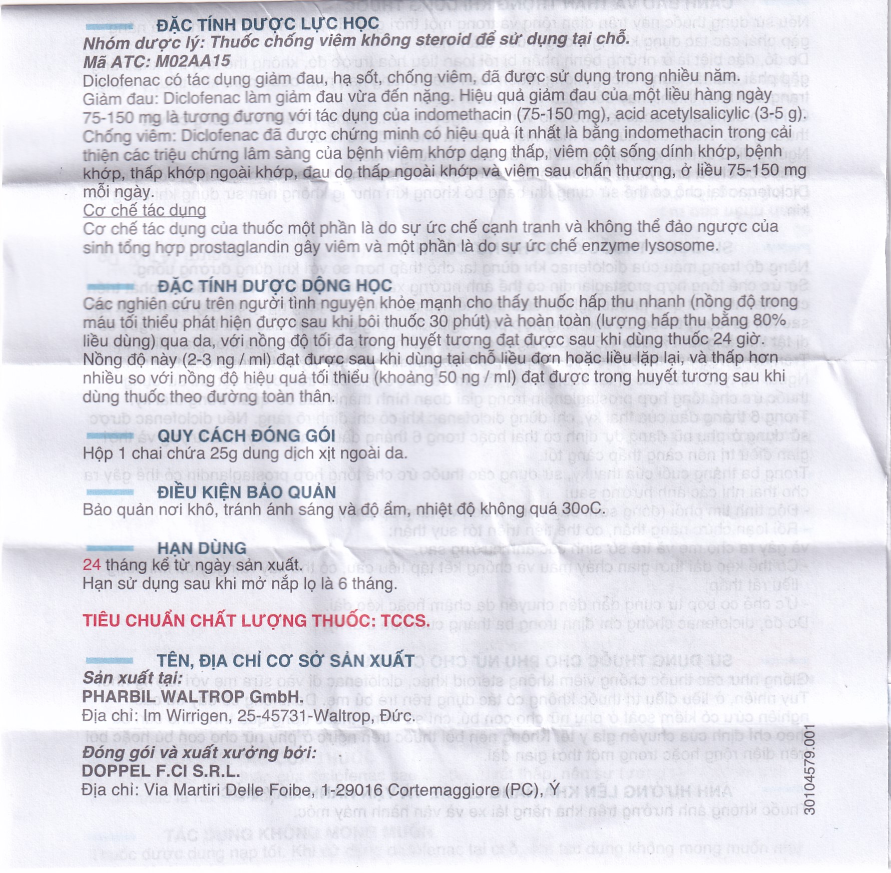 Thuốc giảm đau Traulen 4% OP Pharma dạng xịt hỗ trợ điều trị tại chỗ đau và viêm do thấp khớp (25g)